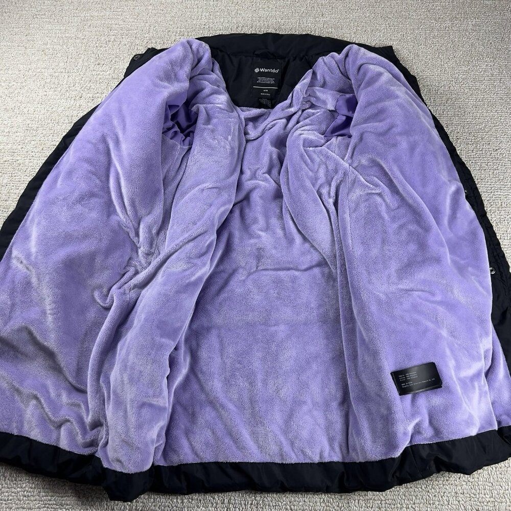 Wantdo Lined Puffer Jacket Black Girls Size 14-16 - Picture 7 of 8